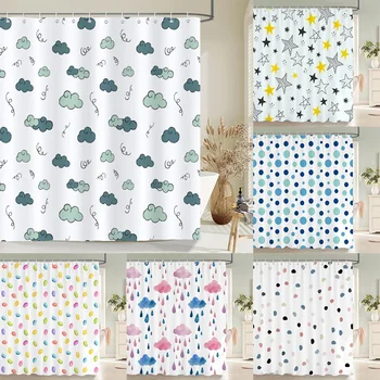 3D Colorful Shower Curtain 1
