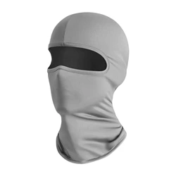 Breathable Ice Silk Sunscreen Mask - Unisex Windproof Scarf (GRAY)