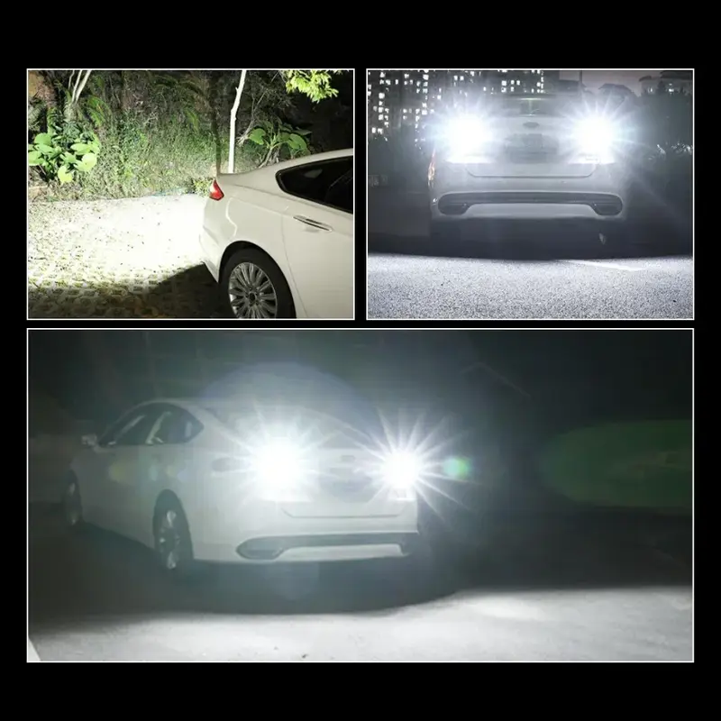 2pcs 1156 BA15S P21W BAU15S PY21W 7443 W21/5W T20 7440 W21W WY21W 1157 P21/5W BAY15D 54 LED Bulbs CanBus Lamp Turn Signal Lights - Image 6