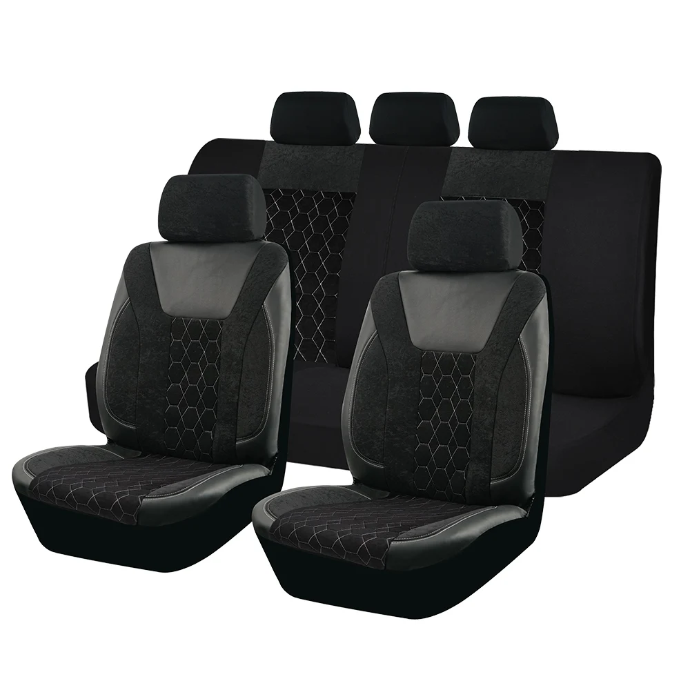 Upgrade4cars Fundas Asientos Coche Universales para Delanteros y