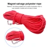 4mm Diameter Fishing Braided Line Rope Portable Multi-functional Outdoor Waterproof Safety Lock Ropes Cord 4mmx20m 4