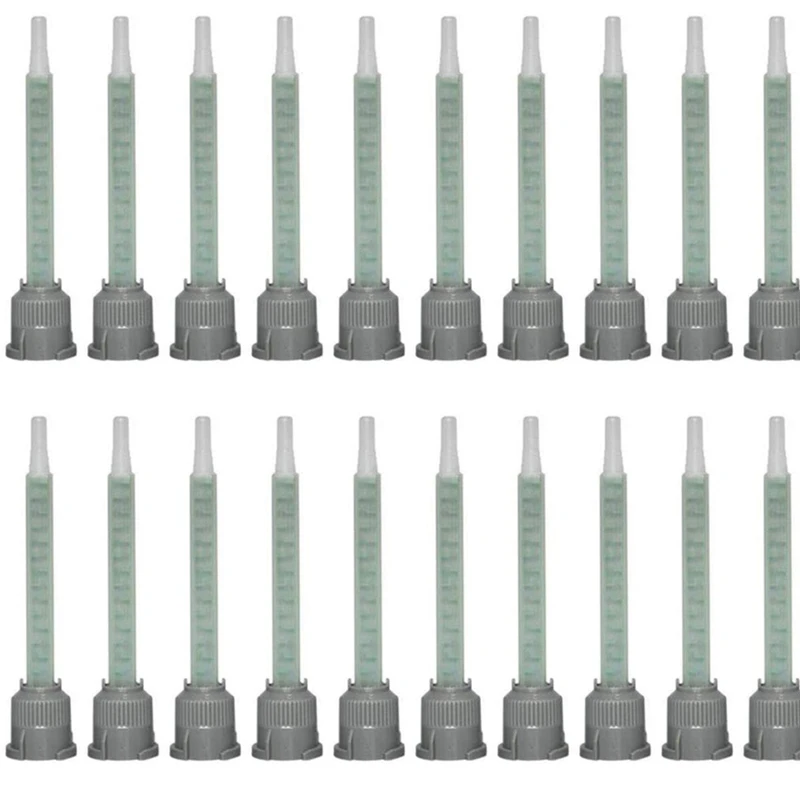 20 Pieces Mixing Nozzles Adhesive Cartridges Tip For 50Ml Resin Mixer Adhesive Applicatior 16-,1:1 Ratios