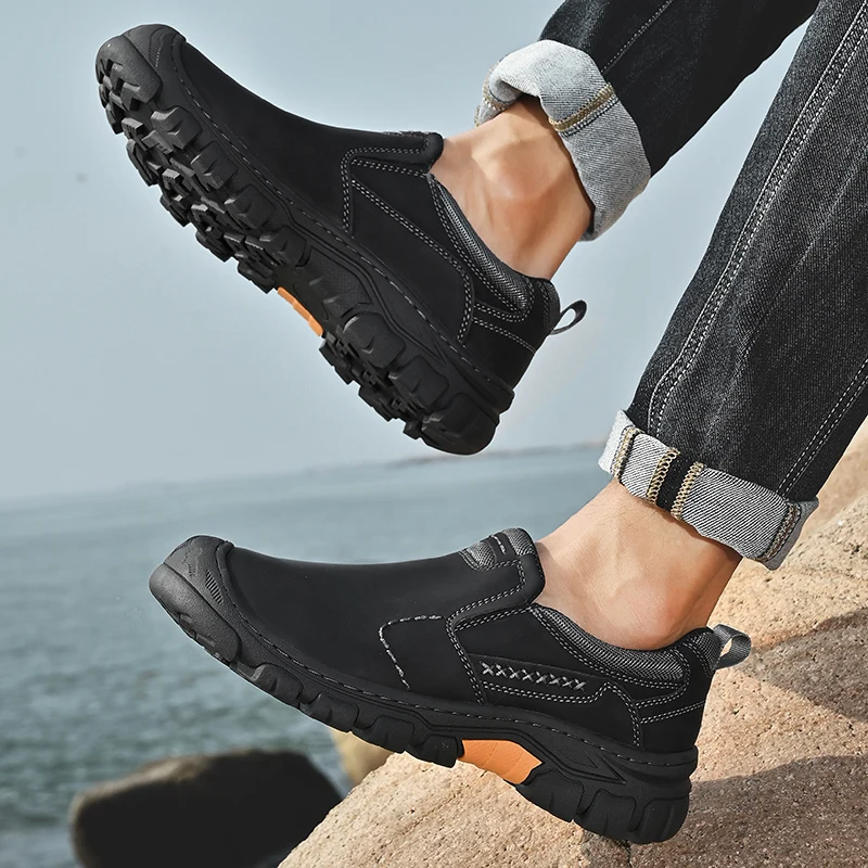 Best Waterproof Mens Leather Waterproof Walking Shoes Waterproof