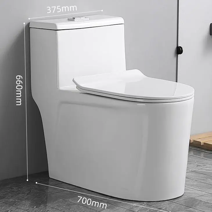 

Household ceramic flush toilet super whirlpool type water-saving silent splash anti-freeze crack large diameter small househol