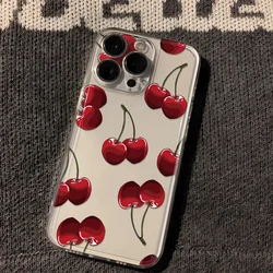 Charming Red Cherry Phone Case - Cute & Creative Design Cover - iPhone 14 (SMTCLB041211)