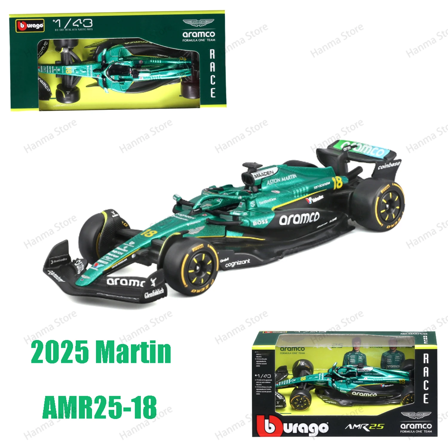 New 2025 F1 Diecast Model Car - 1:43 Alloy Miniature Collectible