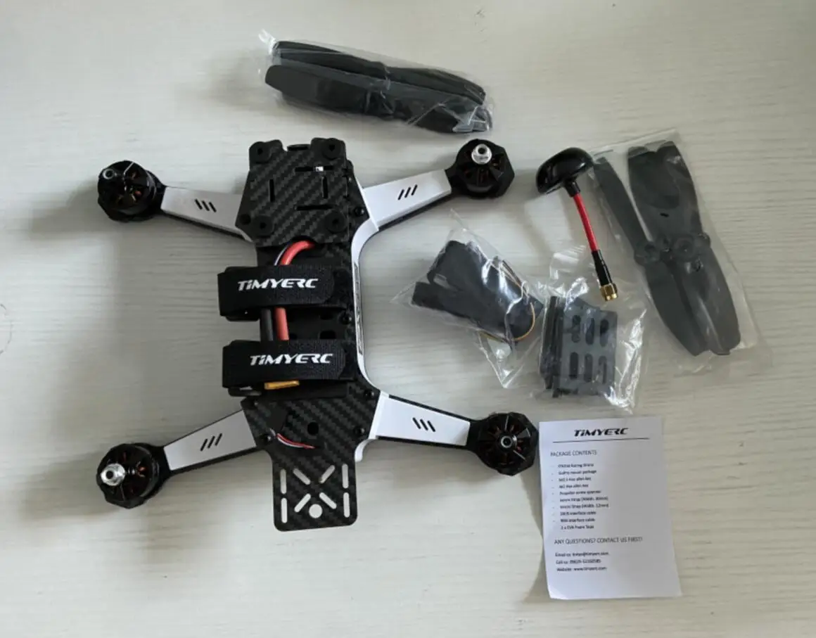 

Timyerc IPX250 250 RACING DRONE PNP verison w/ Cleanflight F3 flight controller,camera,VTX,2204-2300kv motors props for IPX APP
