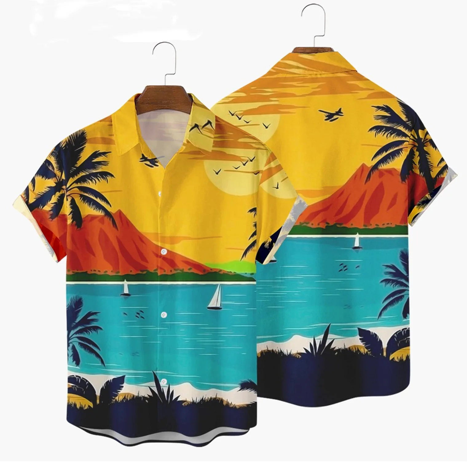 

Shirts and Blouses Shirts for Men Men's Shirts Free Shipping Items for Men Hawaiian Shirt streetwear Polyester