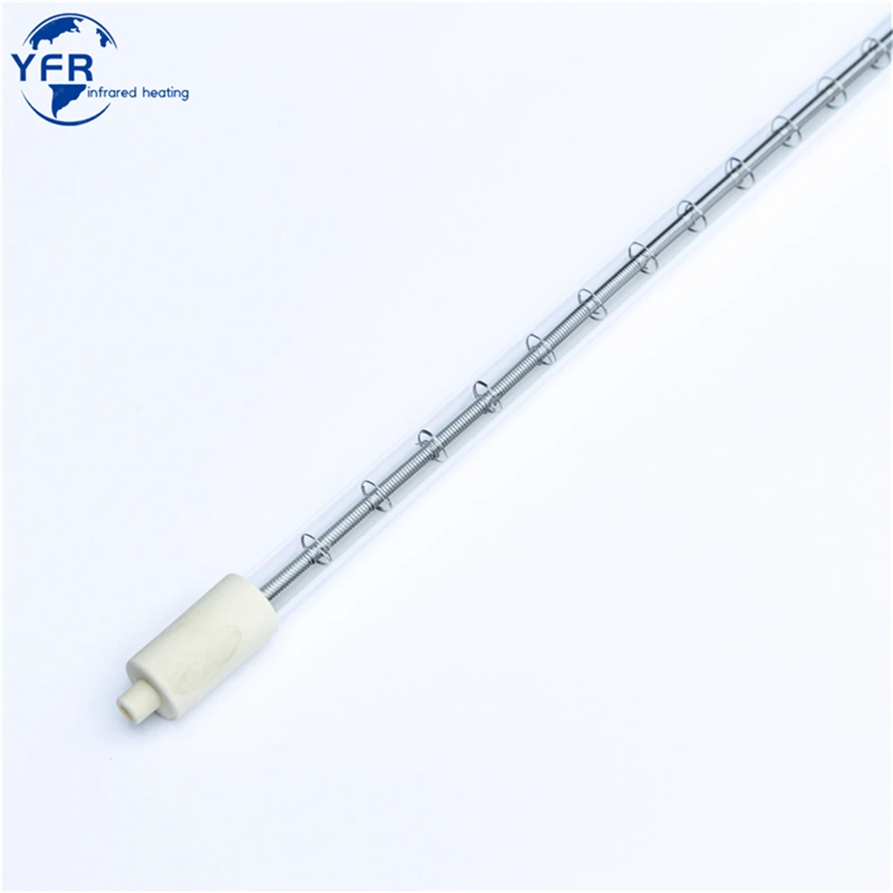 

650mm 220V 1200W Heating Lamp Customize Clear Tungsten Halogen Infrared Lamp，LIH 3000W, 400V, 355MM