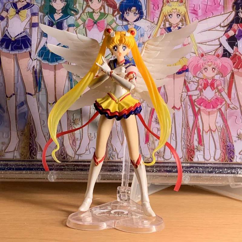 

Оригинальная Подлинная фигурка Lcfun из ПВХ, 14 см, Морячка Цукино, Усаги, луна, вечная луна, Настоящая модель Shf, игрушки, подарки на Хэллоуин