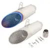38-51MM Exhaust Pipe Universal Motorcycle Escape Muffler Stainless Steel Silencer For Dirt Street Bike Without DB Killer