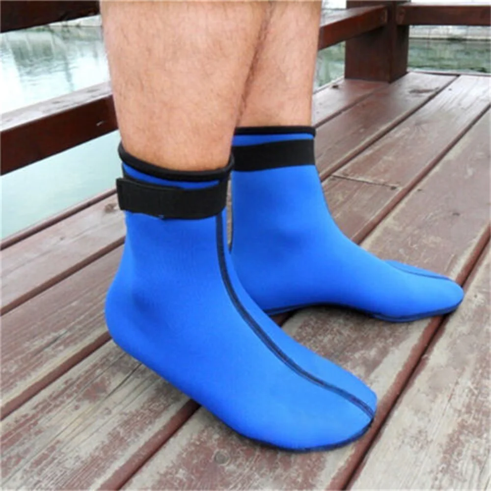 1 Pair 3mm Neoprene Diving Socks Non-slip for Adult Men Womens Swimming diving socks