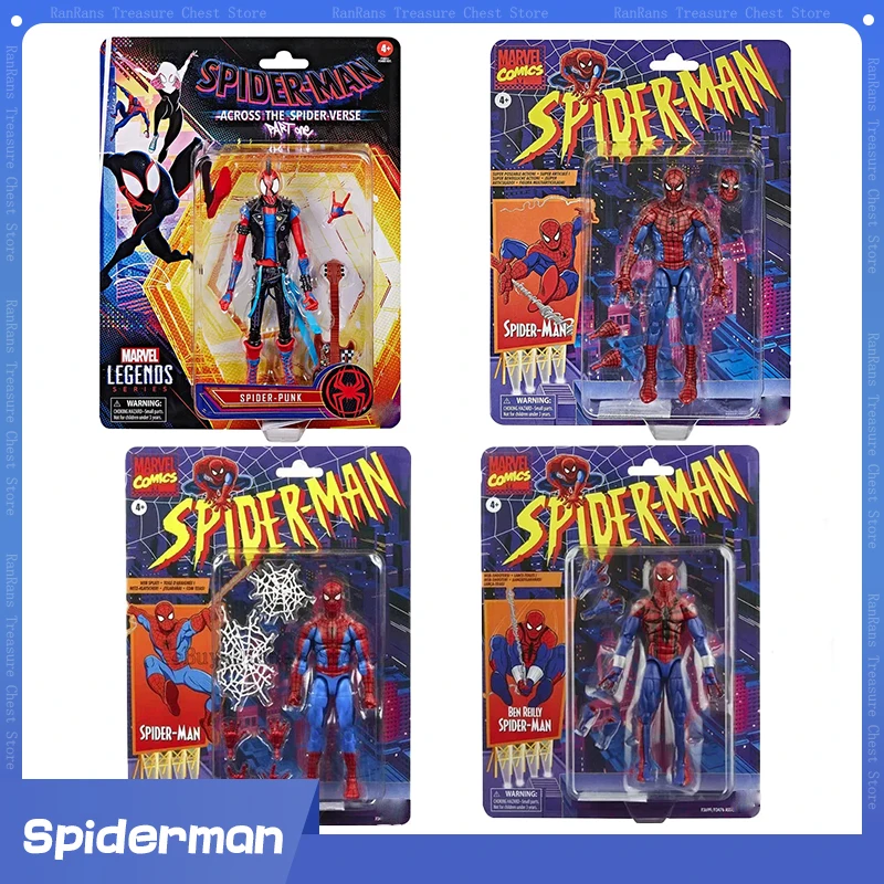 Ko Spiderman Venom S.H. Figuards Spider-Punk Action Figure Collection Modello Anime Figurine Statue Model Kid Birthday Gift