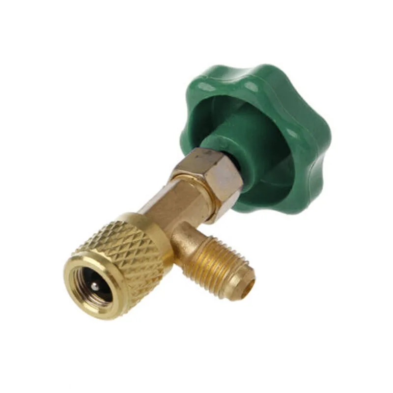 Tap Valve refrigerant bottle opener Air Conditioner Parts air conditioner parts air conditioning accessories Air Conditioning For 7/16 28unf Thread Air Conditioner Plus Safety Liquid Valve Maintenance Switch