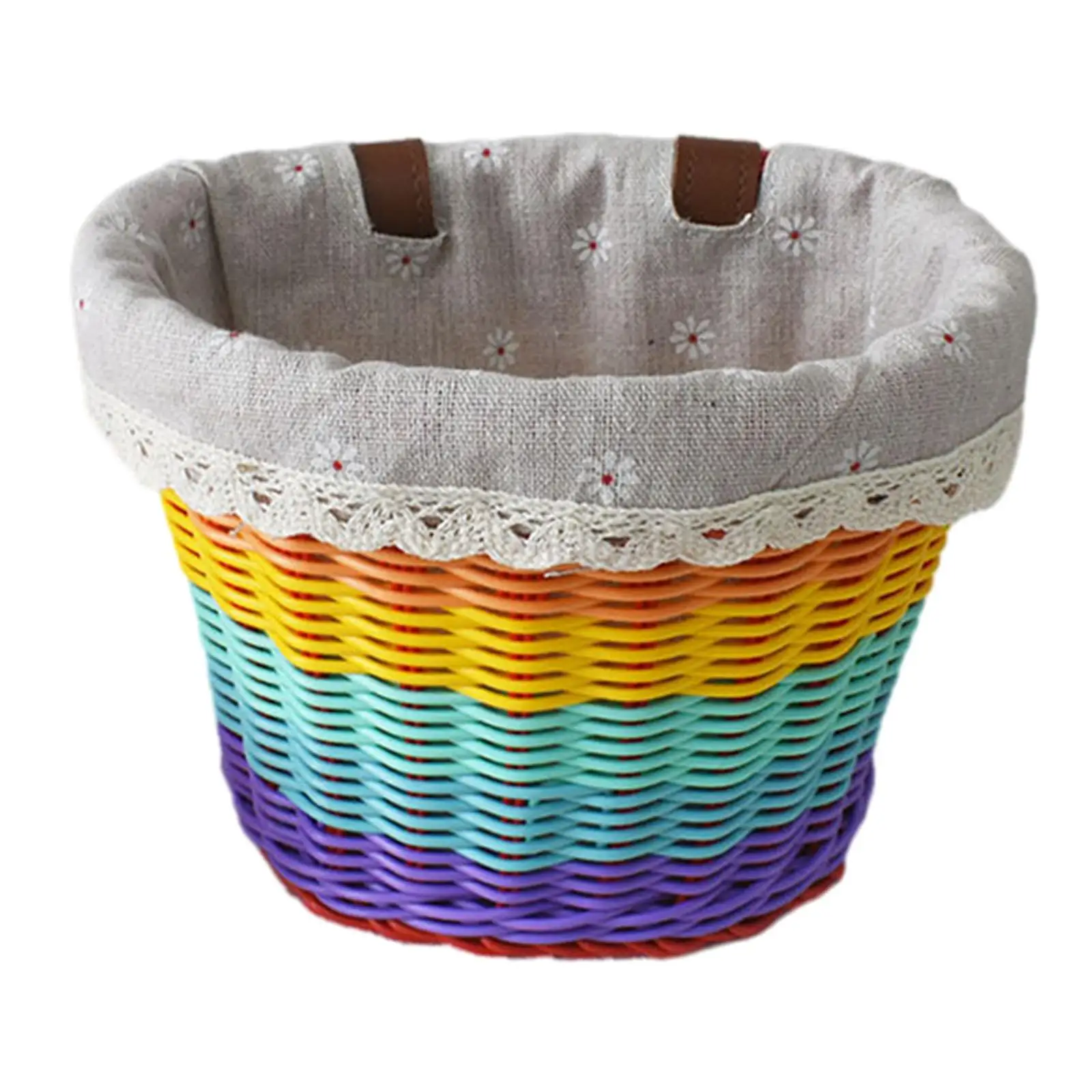 Kids Bike Basket,Bike Hanging Basket,Waterproof Detachable Bike Storage Basket,Handlebar Basket for Boys Girls School Outdoor