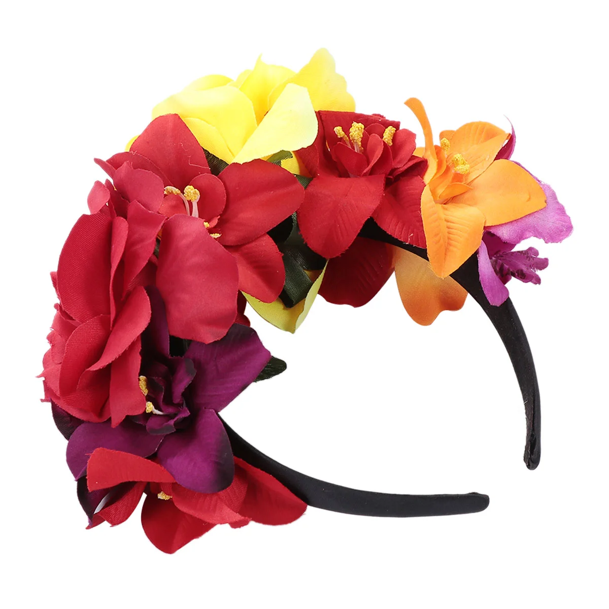 

Halloween Headbands Rose Flower Hair Bands Headdress for Halloween Parties Festive Headwear Accessories Hair Hoop Headpiece