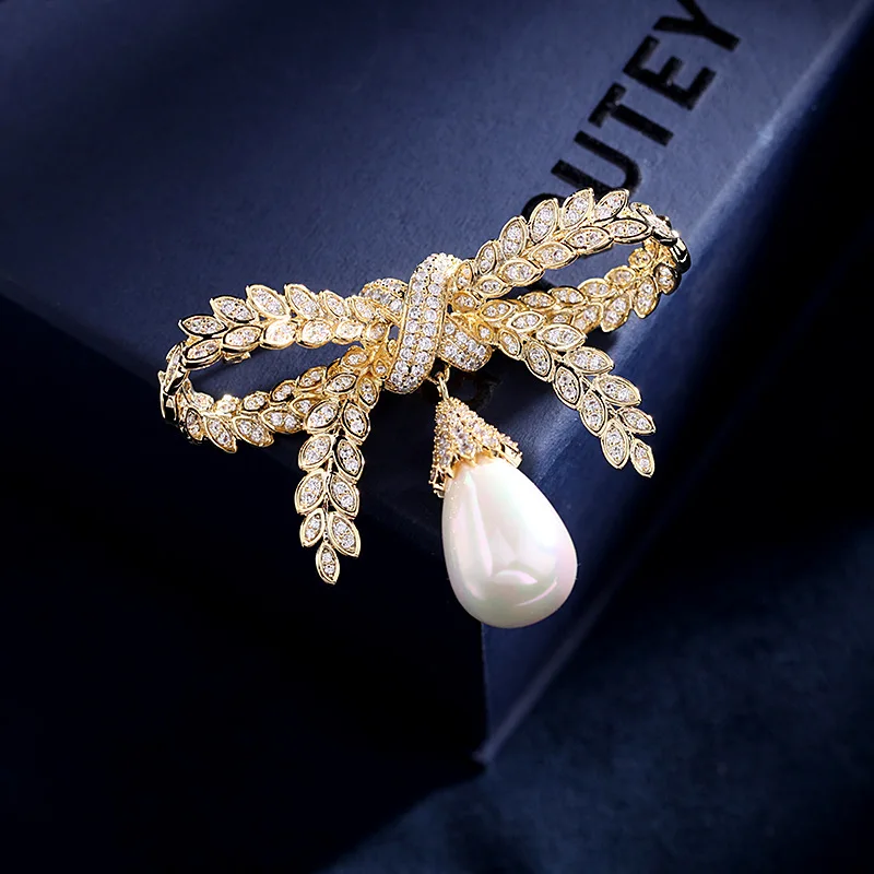 ブローチ・コサージュ Nodress Bow Small Brooch Nodress black bow brooch – pierce.ice.dalnum.50918
