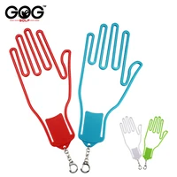 1 Pcs Golf Glove Holder With Key Chain ABS Plastic Glove Rack Dryer Hanger Stretcher 4 Colors Golf Gloves Stretcher Drop Ship 2
