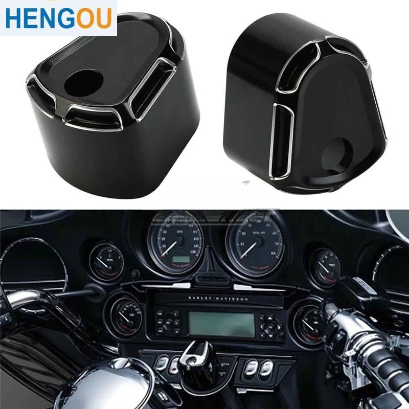 

Motorcycle CNC Dash Accessory Pack Ignition Switch Cover 1996-2013 For Touring Road Glide Street Glide FLTR FLHX