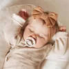 1pcs Bow Baby Head Band for Children Print Baby Headbands Newborn Cable Headband Turban Kids Headwear Baby Hair Accessories Girl 4