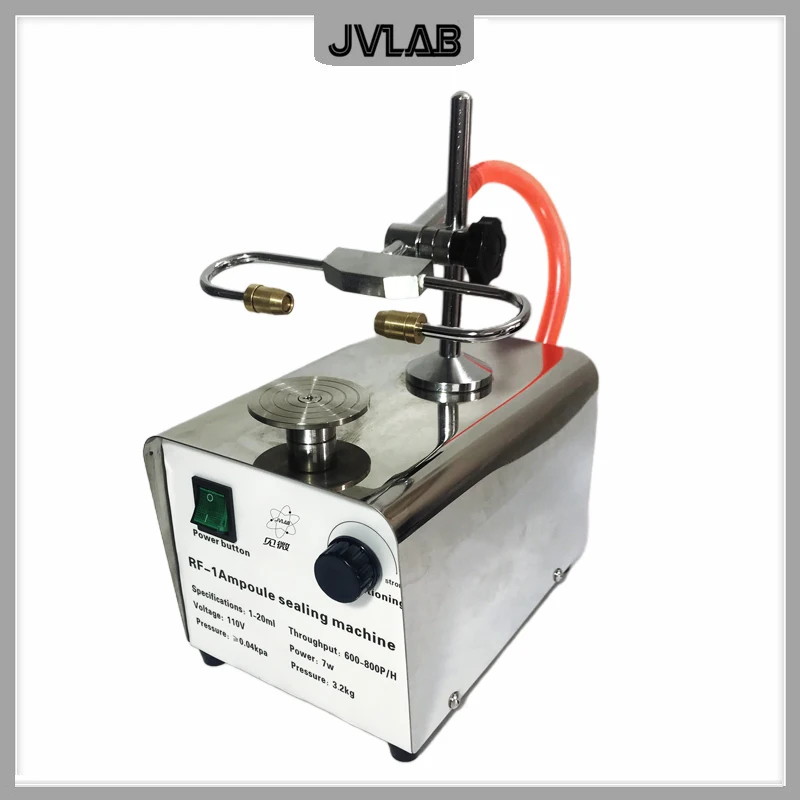 Fusing Sealer Machine Glass Ampoule Bottle Hot Welding Sealer Desktop Manual Ampoule Wire Drawing Sealing Machine 110V/220V