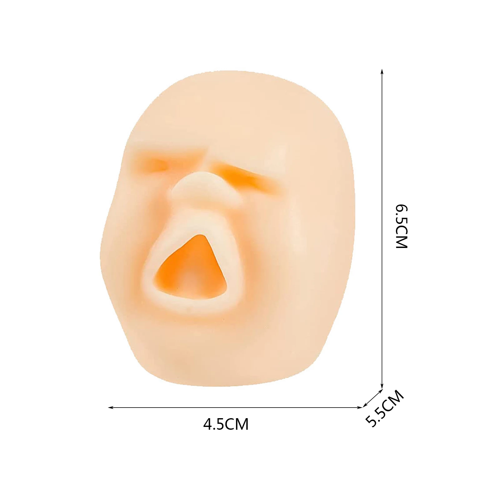 Human Face Emotion Vent Ball Squishy Toy Fun Novelty Antistress Ball Toy Adult Stress Relieve Toys Gift Fidget Toys for Anxiety images - 6