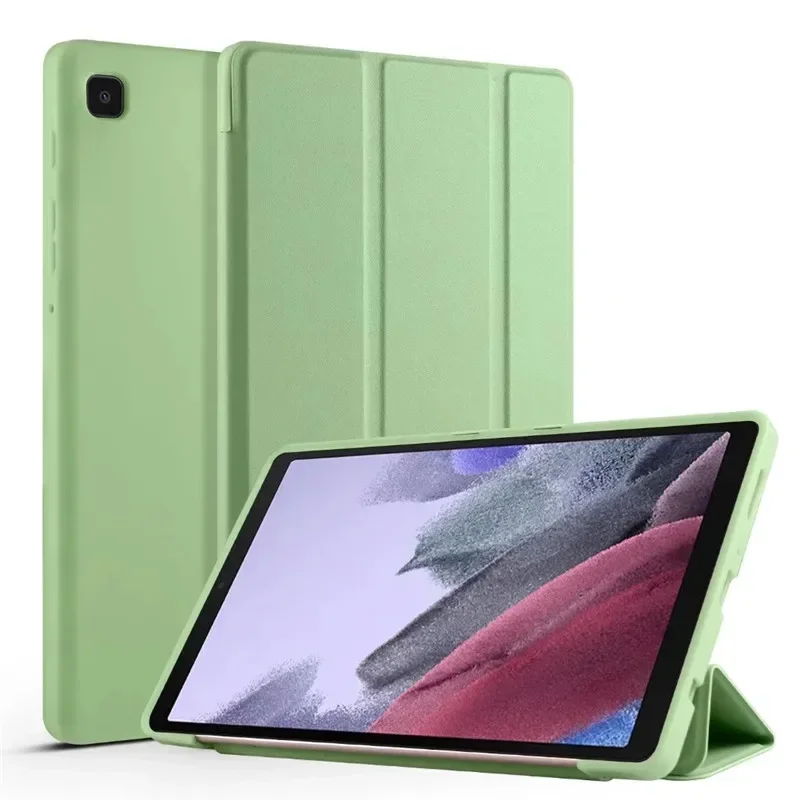 Tampa do Suporte Tri-fold para Samsung Galaxy Tab a8 Case Sm-x200 X205 X207 s6 Lite10.4 a7 a9 Plus 11 8.7 X210 X110 P610 105 2023