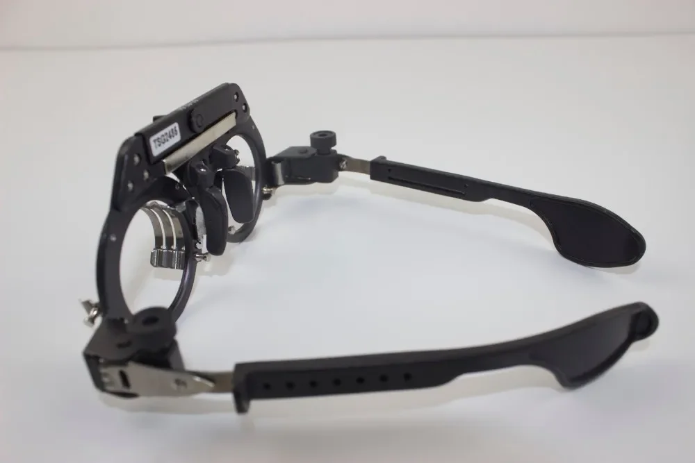 High quality ophthalmic trial lens frame with titanium metal material for optical optometry eye test set