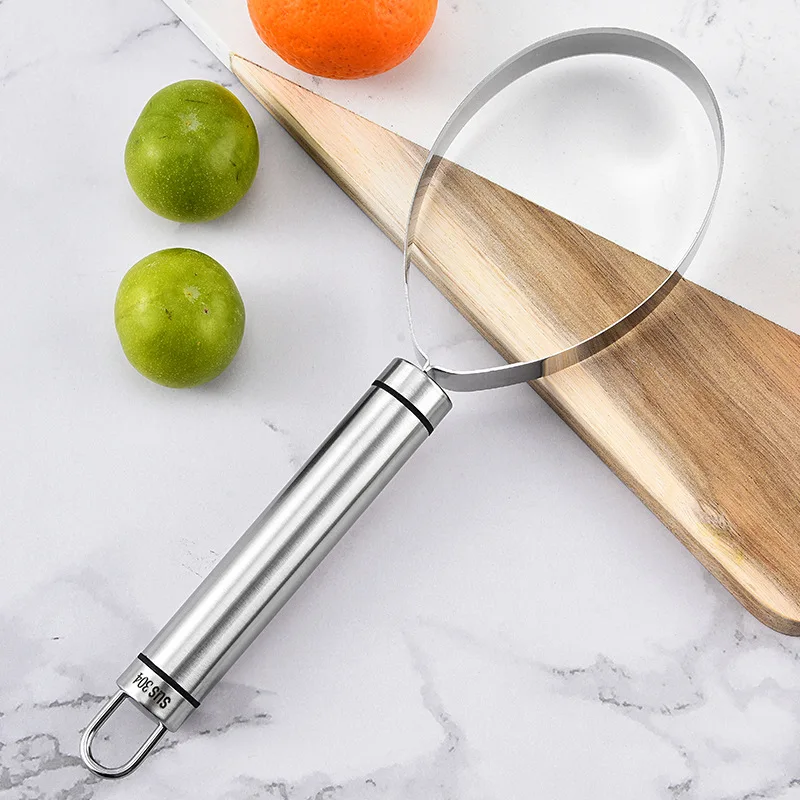Stainless Steel Mango Cutter Peeler Manual Fruit Splitter for Mango Cantaloupe Watermelon Fruit Separator Tools ​1.304 st