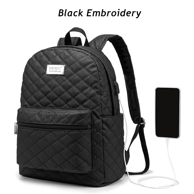 Kinmac Brand Backpack Laptop Bag Inch,Lady Man Shoulder