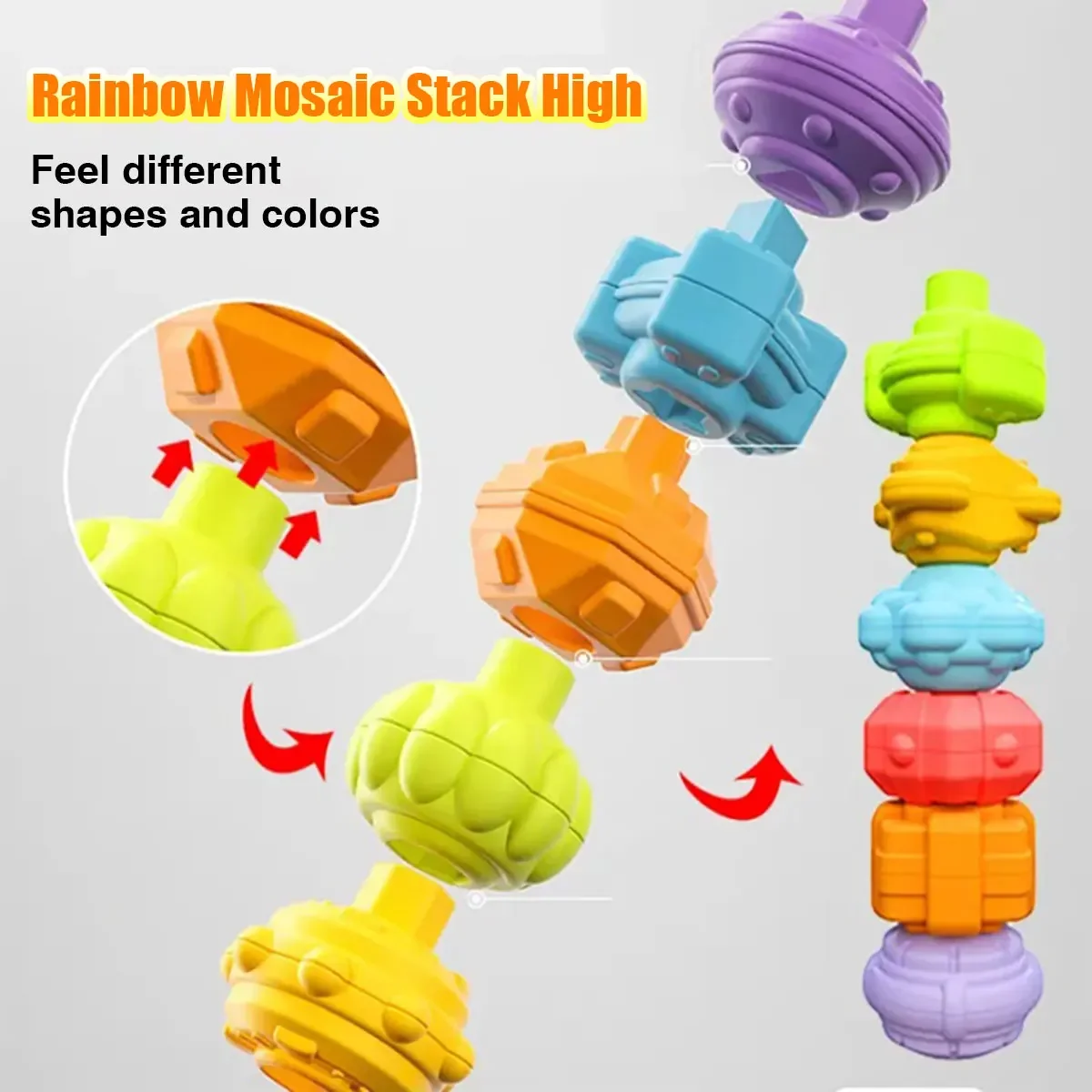 Baby Sensory Stack Blocks 3
