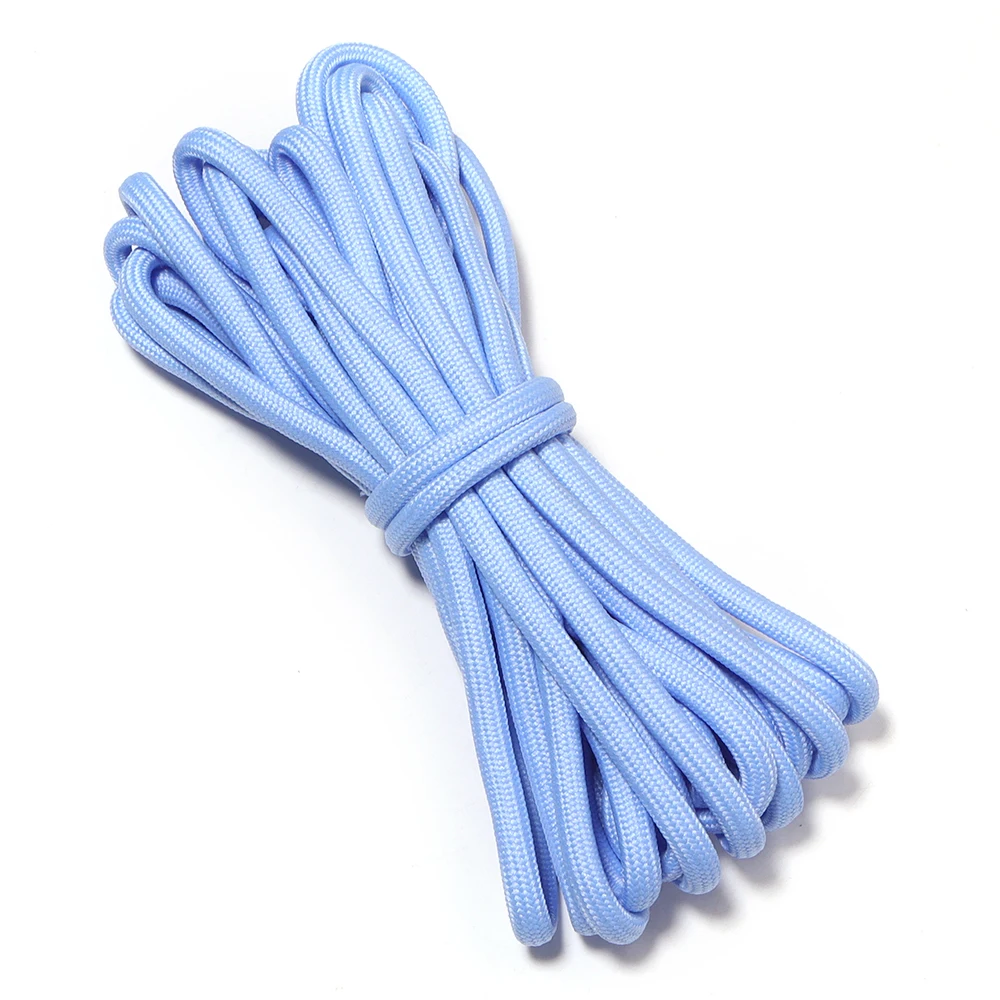 Colorful Polyester Braided Rope for Jewelry Making and Handcraft Accessories - 5 Yards, 5mm