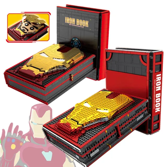 Marvel Avengers 52 Figures Ironman Spiderman Hero Figures iron man Collection Display Book Building Block Bricks Toy Gift Kid 1