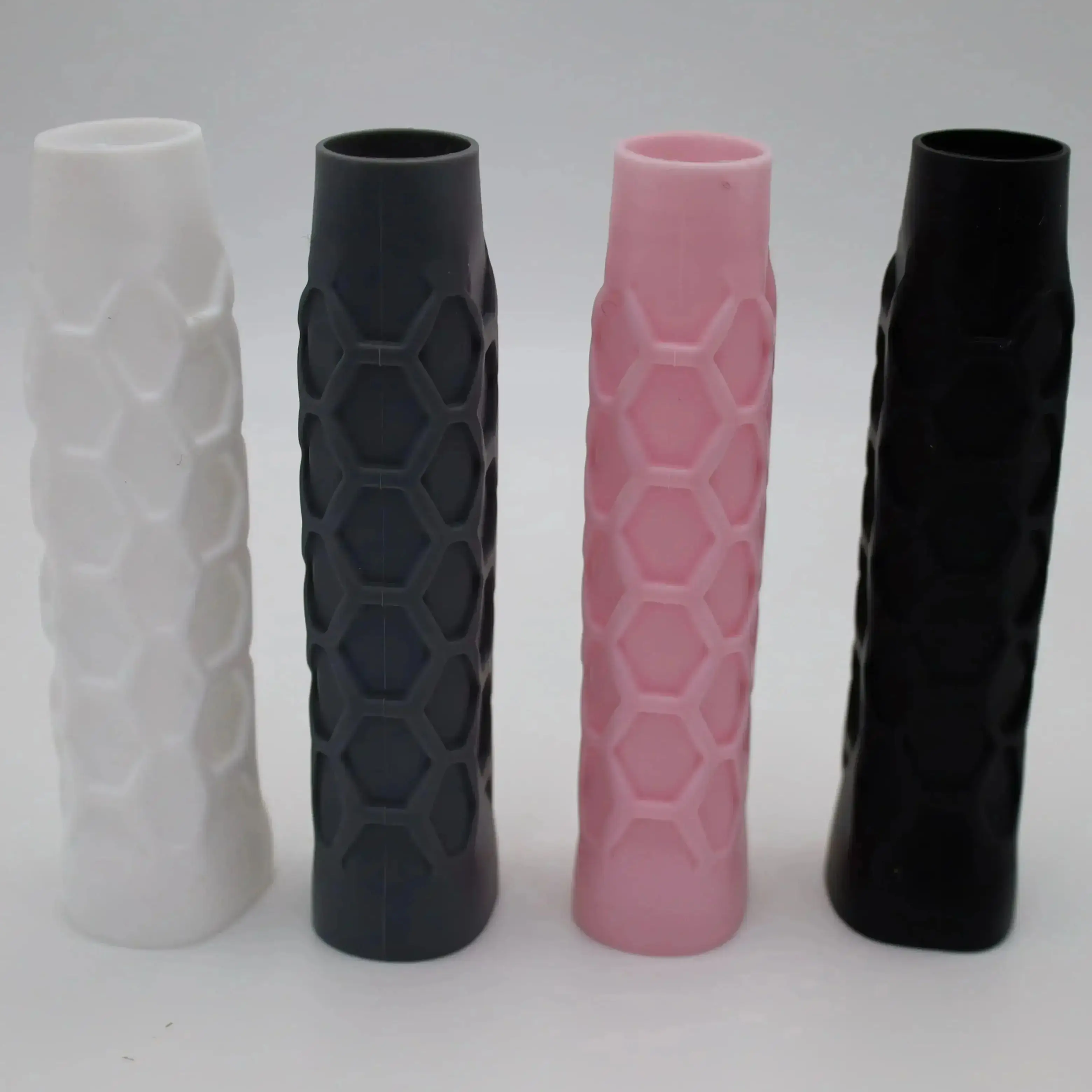 BA-housse de protection à poignée en Silicone à haute élasticité, couvercle octogonal en nid d'abeille pour raquette de Pickleball, accessoires