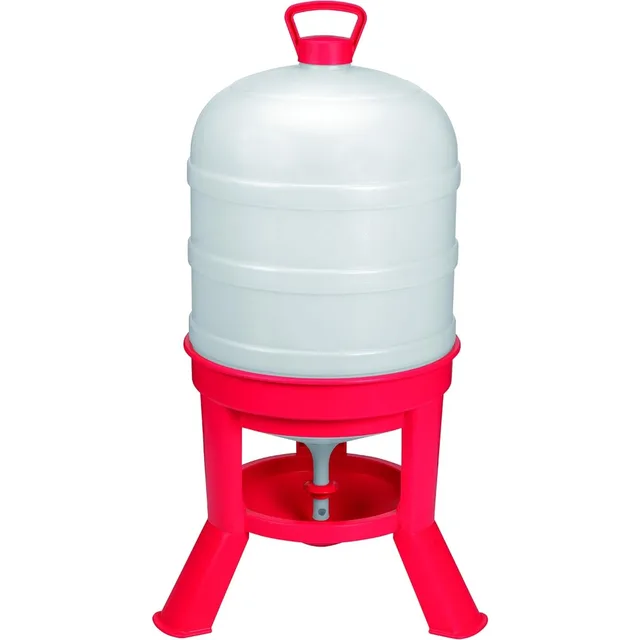 Little Giant 10 Gallon Plastic Dome Poultry Waterer,Gravity Fed Container for Chickens Ducks Birds,Hobbyists Farmers Ranchers