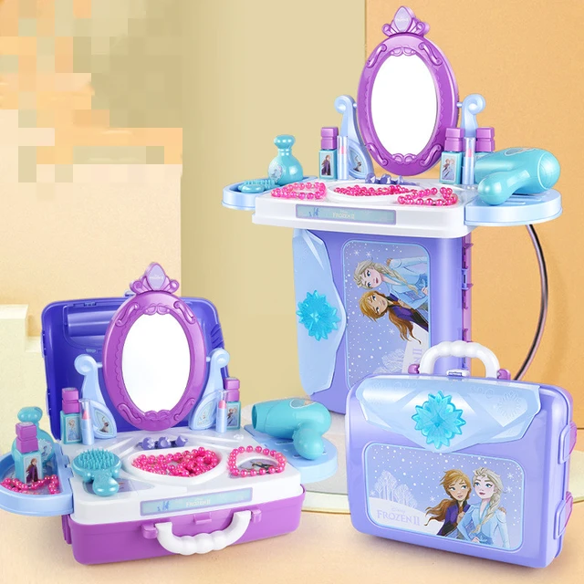 Disney Princess Kitchen Set Non Toxic Plastic Toy in Suitcase for Kids and  Girls