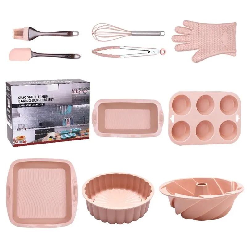 Silicone Cake Mold Scrape Oil Brush 10 Pieces silicone oil brush