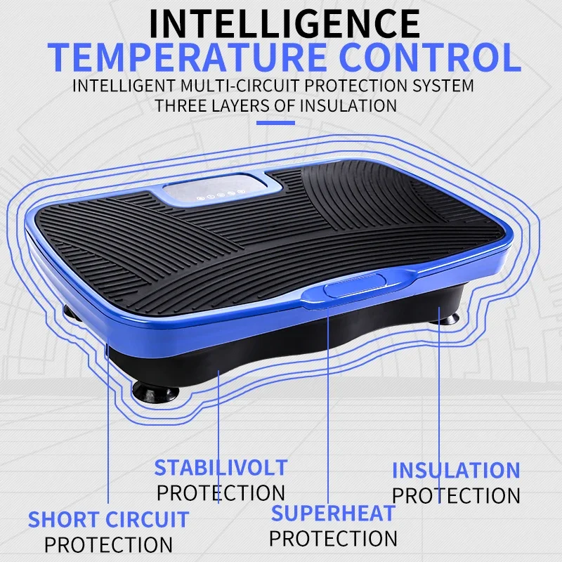 Vibrating Fat Shake,3D Whole Body Vibration Plate Exercise Machine Workout Fitness Platform With Silent Motor Speed Control