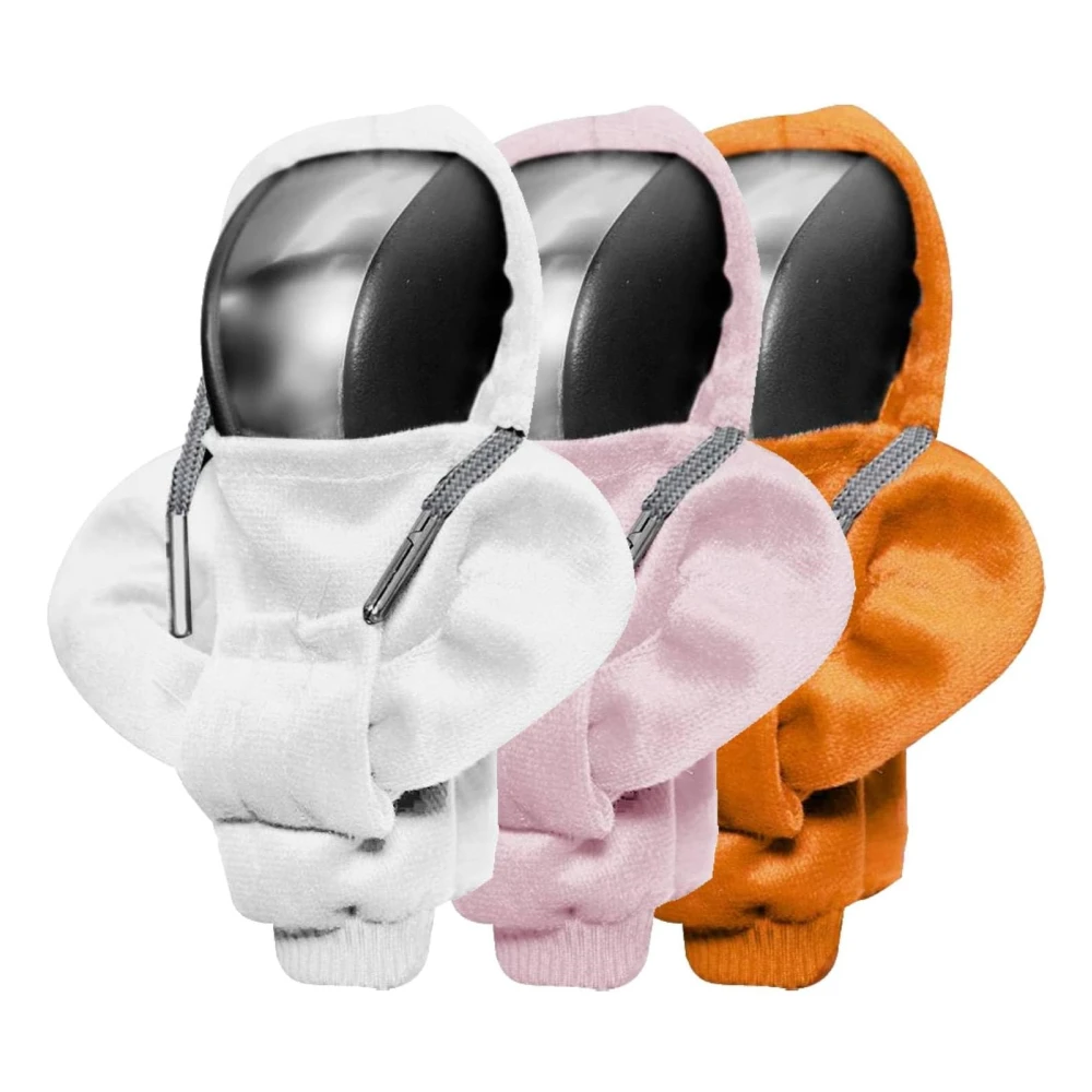 HyzaPhix 2pcs Kapuzenpullover Auto Schaltknauf Abdeckung, Kapuzenjacke  Schalthebel Schaltkopf Auto Zubehör Innenraum Deko Car Gear Shift Knob Cover  für Auto Dekoration Innenraum (2pcs) : : Auto & Motorrad