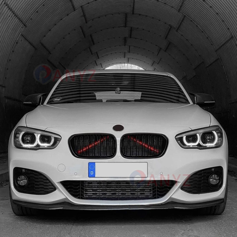 1 Pair Car Front Grille Trim Strips Sport Style Grille Trim Strips Cover For Bmw F25 F26 X3 X4 2011- Car Strip Decorations