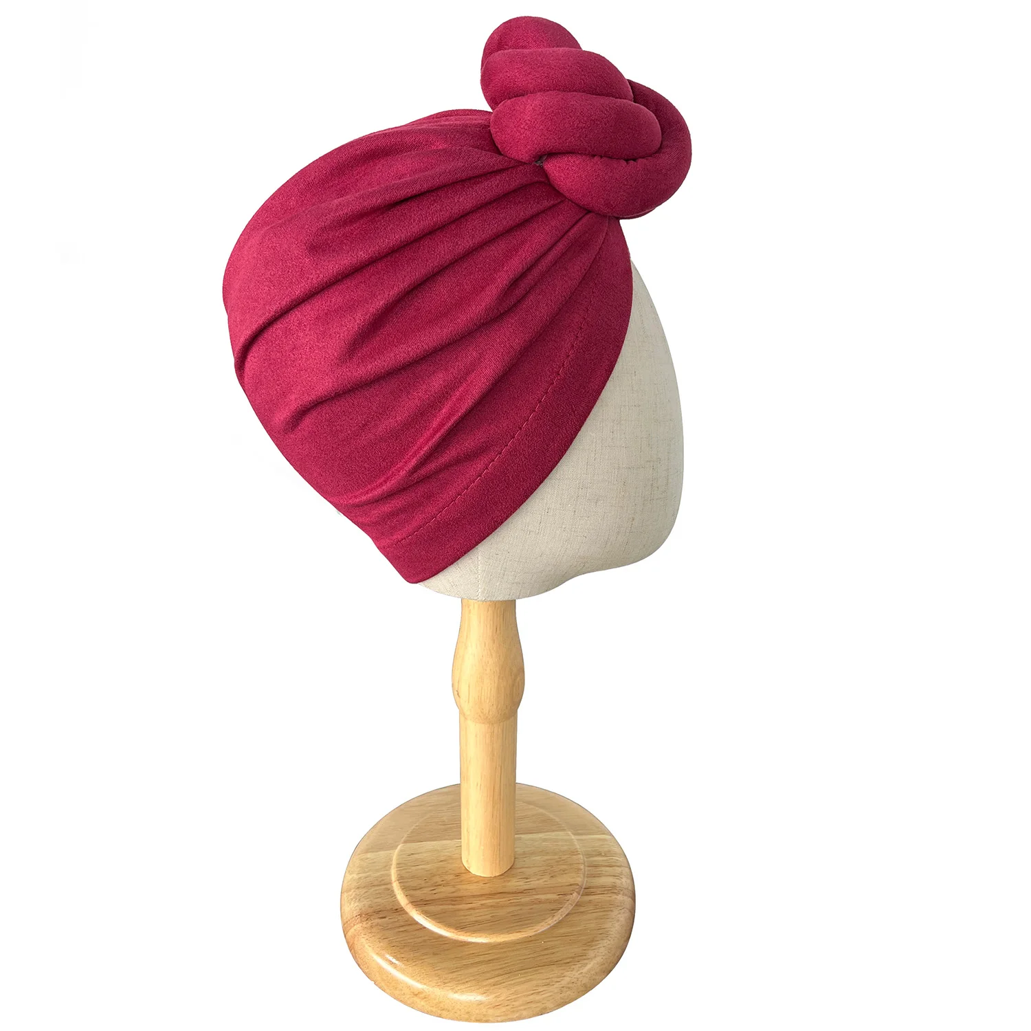 New African Women Large 3D Flower Turban Hat Headwrap Beanie Hat Mujer Bandanas Headcover Chemo Cap Muslim Hair Accessories 5
