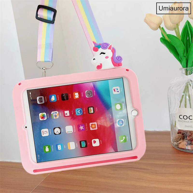Kids Cartoon Silicone Tablet Case with Stand Feature