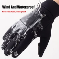 Winter Warm Touch Screen Gloves Outdoor Windproof Cold-proof Gloves Men Cycling Fishing Ski Gloves 4