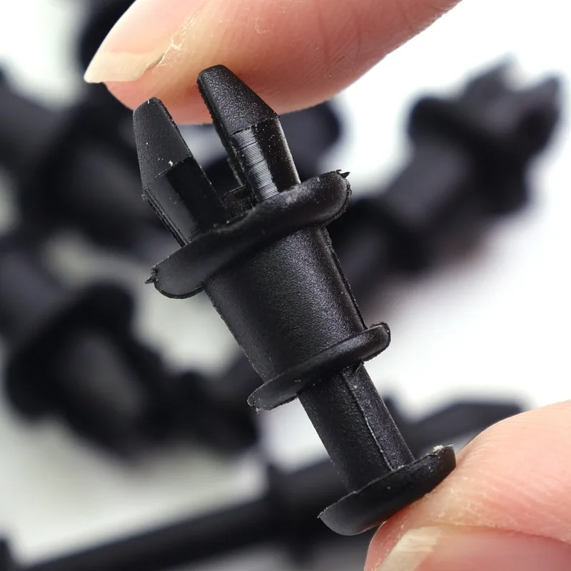 Car Retainer Clips Black Vehicle Trunk Luggage Cargo Rack Hook Pivot Fastener Buckle Interior Trim Card Door Liner Fixed Clamp