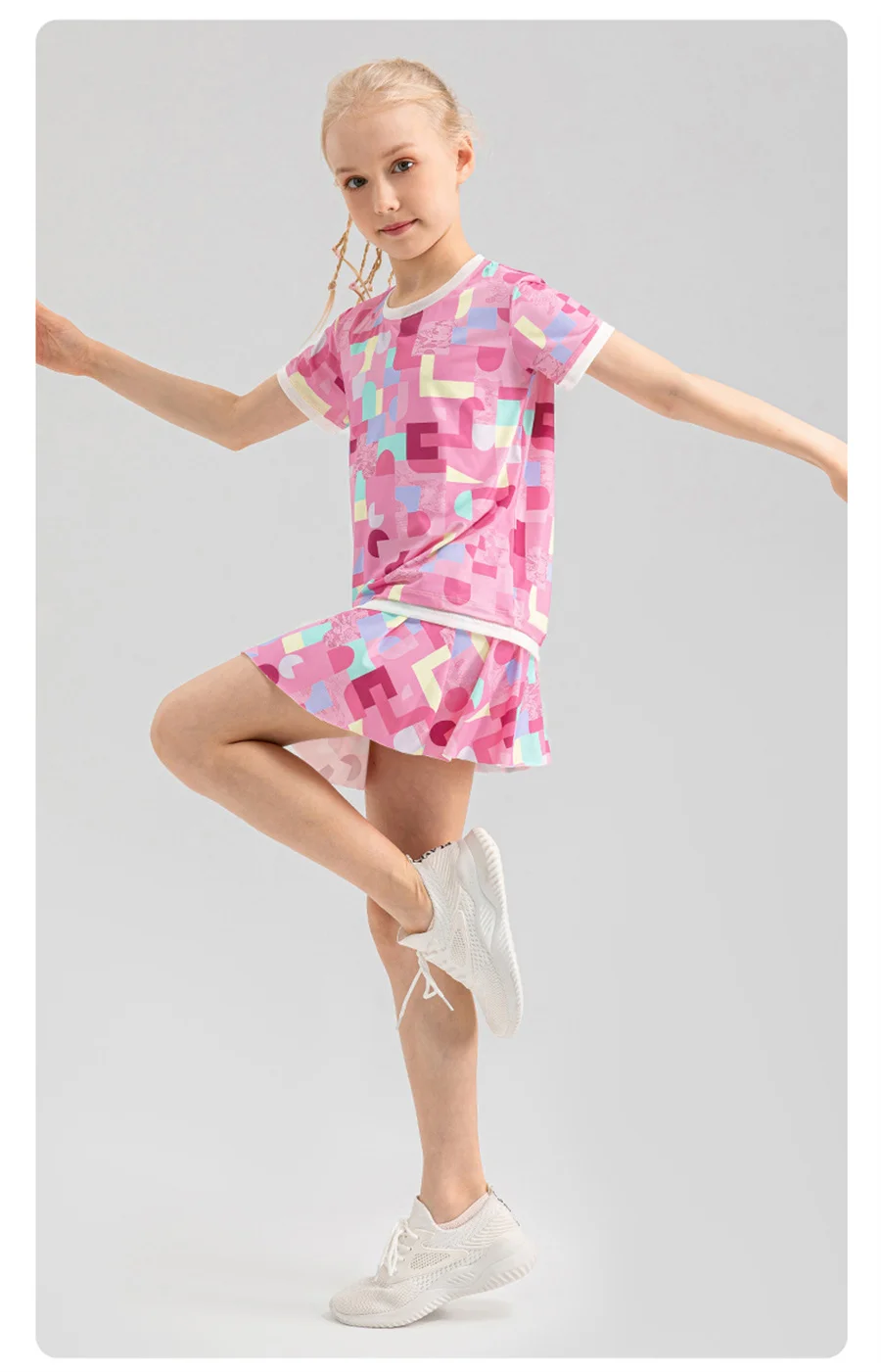 Children Golf Tennis Skirt With Shorts Girls Sport Skorts Running Dancing 2 In 1 Culottes Summer Athletic Breathable Cool Fabric 11 S8c8651ec744b43088ea04475edb87023e