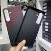 Case for Samsung Galaxy S24 S24+ Plus 600D Real Carbon Fiber Aramid Cell Mobile Phone Protective Cover Protection Shell 4