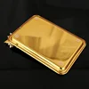 PEANDIM Creative Gold Metal Violet Flower Tray Hotel Fruit Tray Home Table Pastry Plate Wedding Party Cake Dessert Snack Charger 5