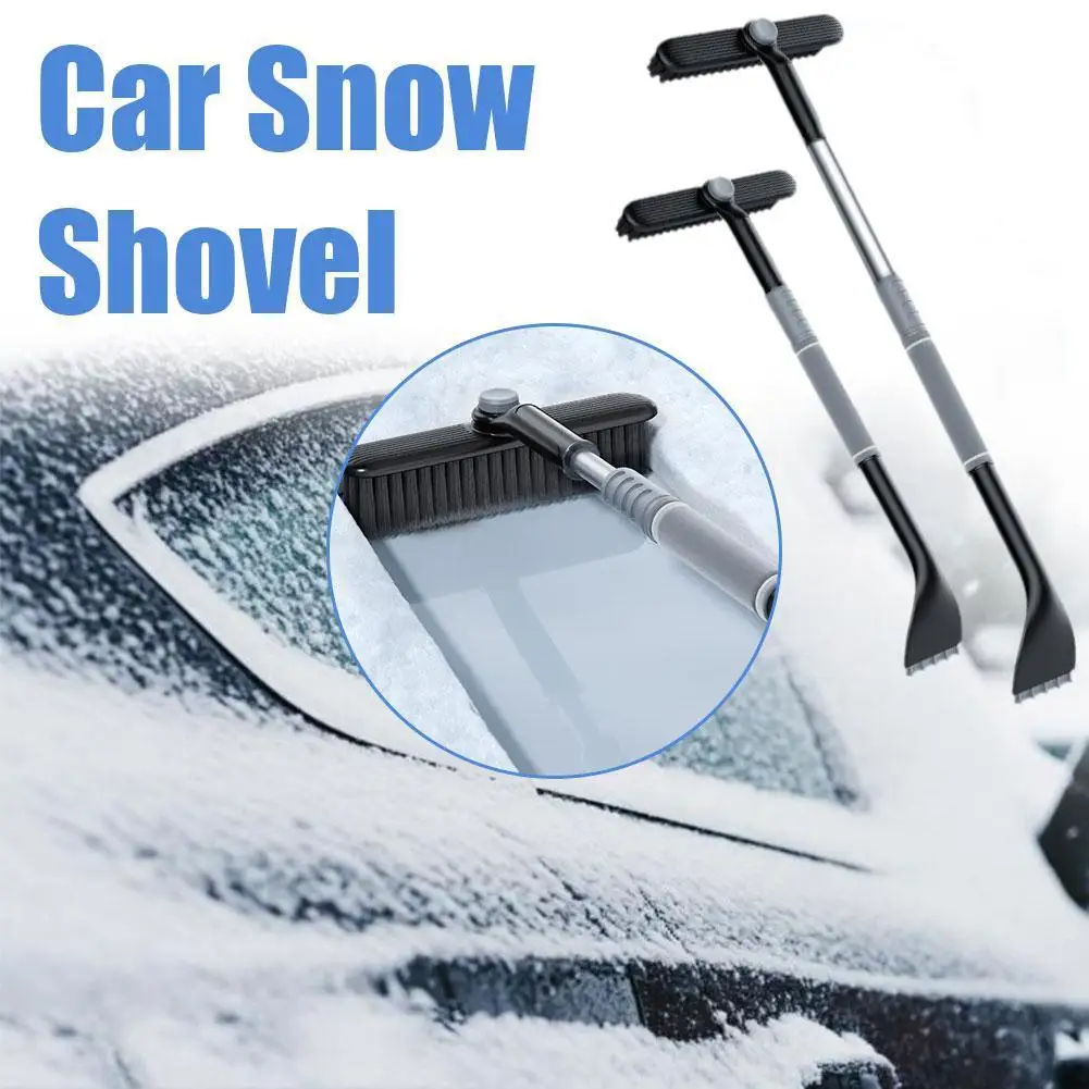 Car Snow Shovel Windshield Window Snow Cleaning Scraping Accessories Shovel Brush Tool Winter Car B1X2