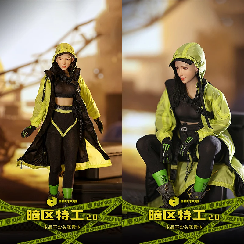 

In Stock ONEPOP dv-04 1/6 Dark Zone Agent 2.0 Female Soldier Clothes Set Model Fits 12 Inches Action Figure Body Dolls