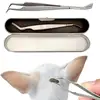 2 In 1 Tick Remover Tool Professional Tick Removal Tweezers For Humans & Pets Pets Flea And Tick Removal Tick Remover Tools 3